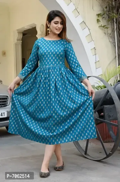 Exclusive Rayon Self Design Feeding Kurtis For Women