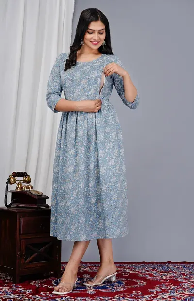 Stylish Rayon Printed Anarkali Kurta