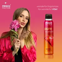 French Factor Pure Wonder Free and Sparkle within 150ml Each | Deodorant body Spray for Women | Long Lasting | Strong Smell |Fragrance for everyday use-thumb2