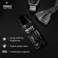 French Factor Fugo Black 150 ml | Deodorant Body Spray for Men | Long Lasting | Strong Smell | Fragrance for everyday use-thumb2