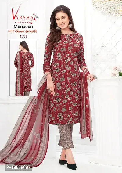 Fancy Synthetic Unstitched Dress Material for Women