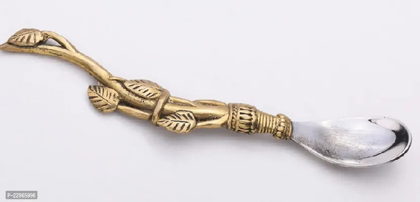 Sterling Silver With Golden Back Spoon.-thumb0