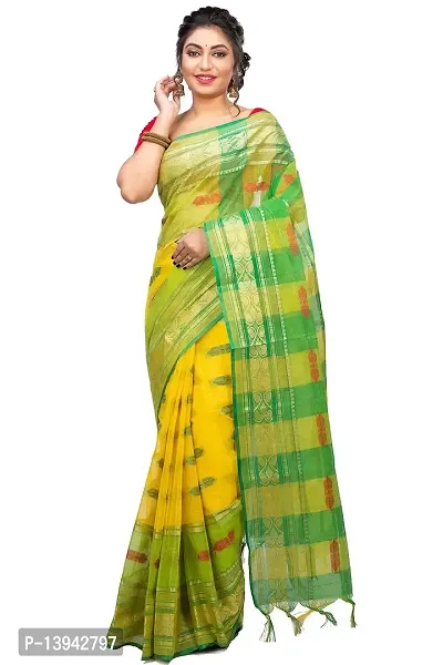 Casual Wear Tant Cotton Printed Saree, 6.3 m (with blouse piece) at Rs  480/piece in Kolkata