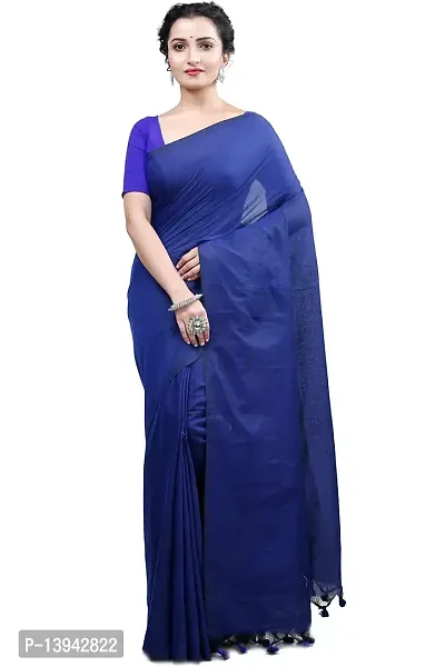 Silk Sarees in Dark Blue, Navy Blue and Indigo Shades Sold Online