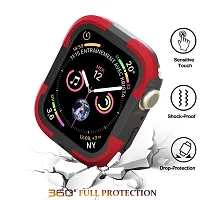 OJOS Rugged Armor Designed for Apple Watch Ultra Case Durable TPU Case for Apple Watch Ultra 49mm Case - Red-thumb2