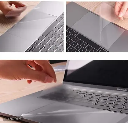OJOS Trackpad Protector Compatible with New MacBook Air 13 Inch 2020 Model A2337 M1 Chip A2179 A1932 with Touch ID Trackpad Protector, Matte Space Gray-thumb3