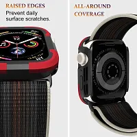 OJOS Rugged Armor Designed for Apple Watch Ultra Case Durable TPU Case for Apple Watch Ultra 49mm Case - Red-thumb4
