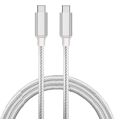 OJOS USB C to USB C Cable 60W 3.3FT USBC Type C Fast Charging Cord Charger Compatible with Samsung S23/S22/S21/S20 Ultra, Note 20/10, MacBook Pro/Air, iPad Pro 12.9 11 Air Mini, Pixel