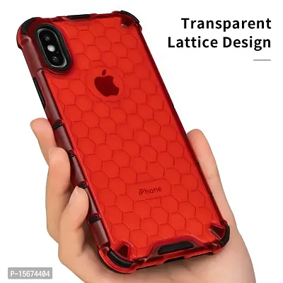 OJOS Case Compatible with iPhone X XS Case Military Grade Drop Tested with Screen Protector iPhone Xs iPhone Xs/X 5.8-inch Case - Red-thumb2