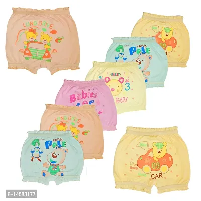 Stylish Multicoloured Cotton  Panty For Girls Pack Of 8