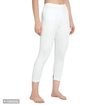 Sky Heights White Women Thermal Pant (Warmer Legging)-thumb2