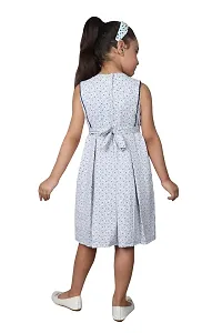 Fabulous Grey Cotton Blend  Frocks For Girls-thumb3