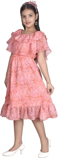 Fabulous Pink Georgette  Frocks For Girls-thumb1