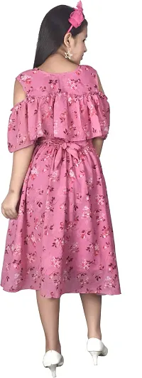 Fabulous Pink Georgette  Frocks For Girls-thumb3