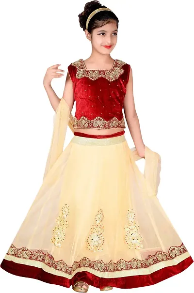 Alluring Net Lehenga Cholis For Girls