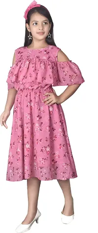 Fabulous Pink Georgette  Frocks For Girls-thumb1
