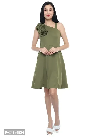 Buy MAMATOBEE Women's Olive Green Dress with Adjustable Drawstring Waist  Tencel-Lycra Maternity Nursing Dress (Pack of 1) (XX-Large) at Amazon.in