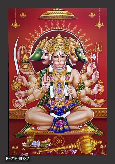 Ivoke Panchmukhi Hanuman Ji Religious Frame