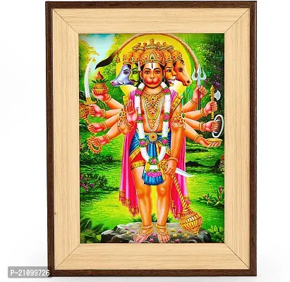 Printshare Panchmukhi Hanuman Ji Religious Frame
