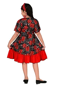 Classic Cotton Blend Dress for Kids Girls-thumb1