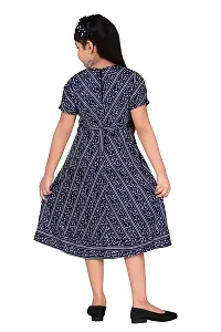 Classic Cotton Blend Dress for Kids Girls-thumb3