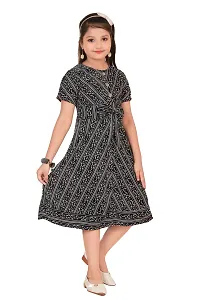 Classic Cotton Blend Dress for Kids Girls-thumb3