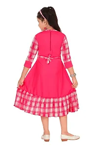 Classic Cotton Blend Dress for Kids Girls-thumb1