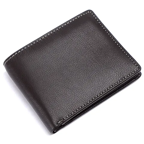 Classy Faux Leather Textured Two Fold Wallet