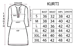 Stylish Cotton Blend Kurta For Women-thumb1