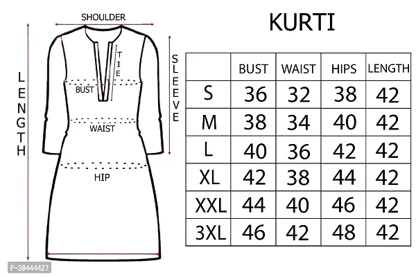 Stylish Cotton Blend Kurta For Women-thumb2