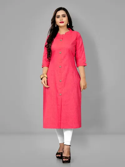 Stylish Straight Multicoloured Cotton Kurta