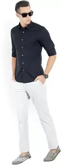 Stylish Linen Blend Shirt For Women-thumb0