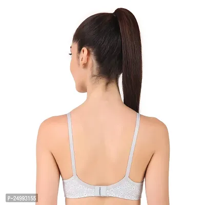 TAUSHI Women's Non Padded Wire Free Bra Solid Full Coverage Bra Combo -01-thumb4