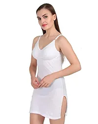 Paris Beauty Poem Soft Cotton Fabric FINE-FIT White Camisole Under Wear for Women, Girls and Teen Agers-thumb2