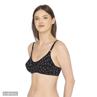 Groversons Paris Beauty Non Padded Printed Full Coverage T-Shirt Bra-thumb3