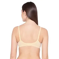 Groversons Paris Beauty Women?s Wirefree, Non-Padded, Nursing Bra with Adjustable Straps (BR50025-SKIN-34C)-thumb1