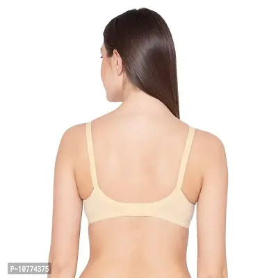 Groversons Paris Beauty Women?s Wirefree, Non-Padded, Nursing Bra with Adjustable Straps (BR50025-SKIN-34C)-thumb2