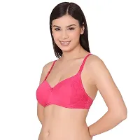 Groversons Paris Beauty Women's Padded, Non-Wired, Multiway, T-Shirt Bra with lace (BR118)-thumb3