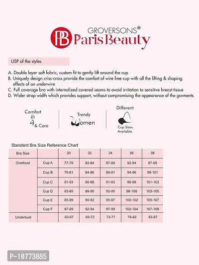 Groversons Paris Beauty Full Coverage Non-Padded Tube Bra (Black, White) M-thumb5