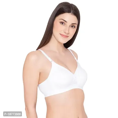 Groversons Paris Beauty Women Full Coverage Everyday T-Shirt Bra White-thumb4