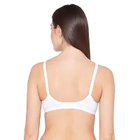 Groversons Paris Beauty Women?s Wirefree, Non-Padded, Nursing Bra with Adjustable Straps (BR50024-WHITE-44B)-thumb1