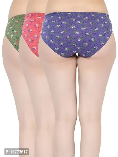 Groversons Paris Beauty Regular Inner Elastic Assorted Panties (PO3)-thumb2