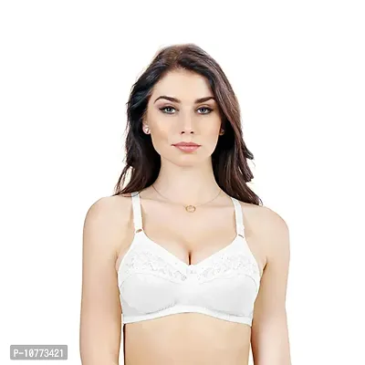 Groversons Paris Beauty Women's Cotton Non Padded Wire Free T-Shirt Bra (Trinity-Combo-2_Multicolor_44B)-thumb4