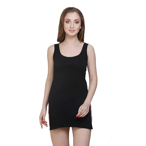 Paris Beauty Black Slips & Camisole for Women (Tanuja)