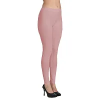 Groversons Super Soft Fabric, Non-Transparent, Ankle Length Leggings (Ankle-Onion-L)-thumb2