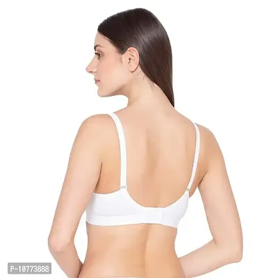 Groversons Paris Beauty Women Full Coverage Everyday T-Shirt Bra White-thumb2