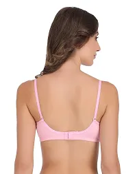 Groversons Paris Beauty Beautiful Basic Soft Padded Non Wired T-Shirt Bra Pink-thumb2