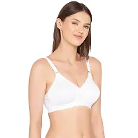 Groversons Paris Beauty Women?s Cotton Rich Non-Padded Wireless Smooth Super Lift Full Coverage Bra (BR005-WHITE-34B)-thumb3