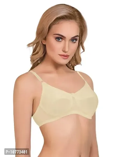 Groversons Paris Beauty Full Support Non Padded Non Wired Plus Size Basic Bra-thumb0