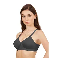 Groversons Paris Beauty Non Padded Wirefree Molded Cross Neck Full Coverage Bra- Pack of 2-thumb4